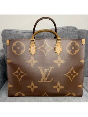 Louis Vuitton OntheGo GM MONOGRAM reverse tote bag ❗️FIRM PRICE❗️